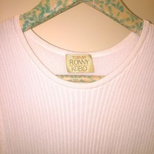 Ronny Kobo White Cocktail Dress